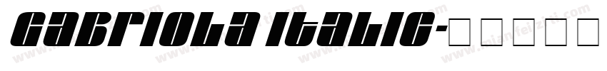 Gabriola italic字体转换